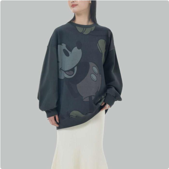 Sweatshirt Black Mickey - Bust 110cm