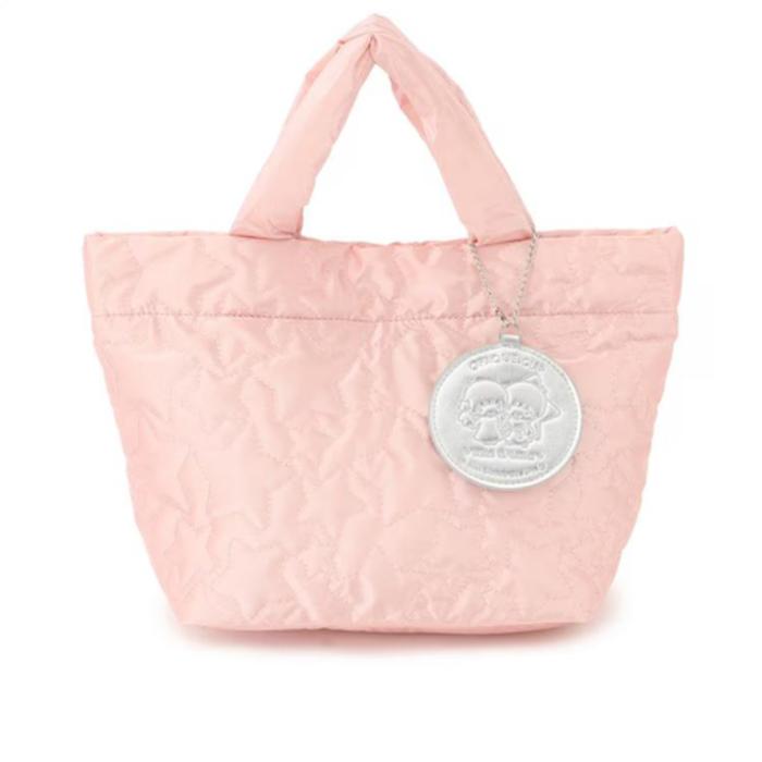 Kiki & Lala Star Quilted Lunch Bag Pink
