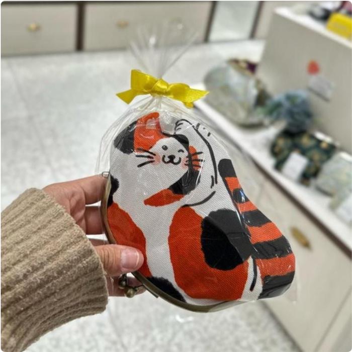 Ayanokoji Gamaguchi Purse Pouch Paint Mike