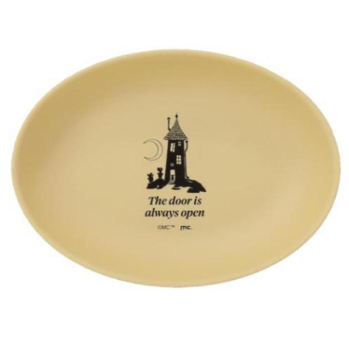Moomin 80th Anniversary Round Plate (can Enter Dishwasher, Dryer & Microwave) Made In Japan. Heat Resistance: -20 ℃ To 140 ℃