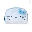 Hello Kitty Round Pouch White 