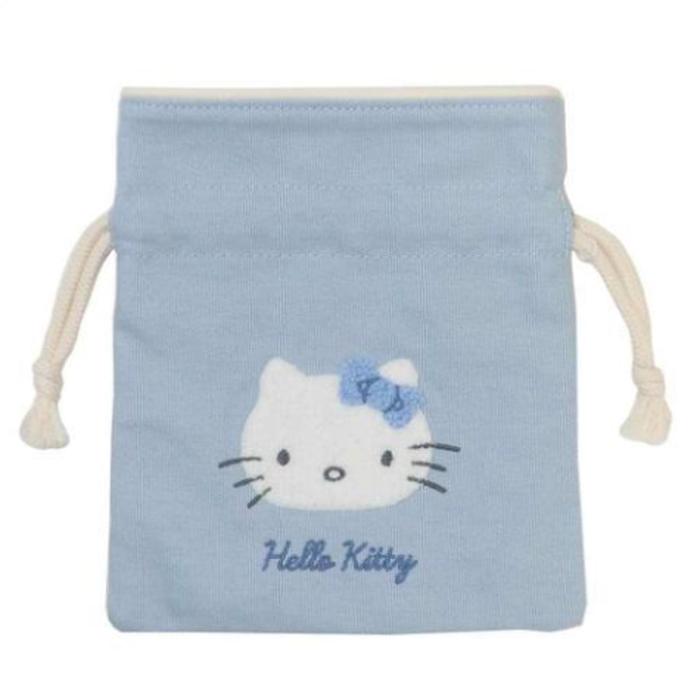 Hello Kitty Pouch Shaved Light Blue