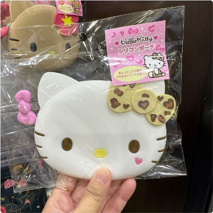Hello Kitty White Silicone Pouch