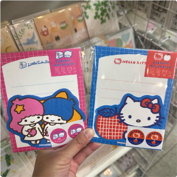 Lts / Hello Kitty Fruits 2 Pattern Mini Letter Set 