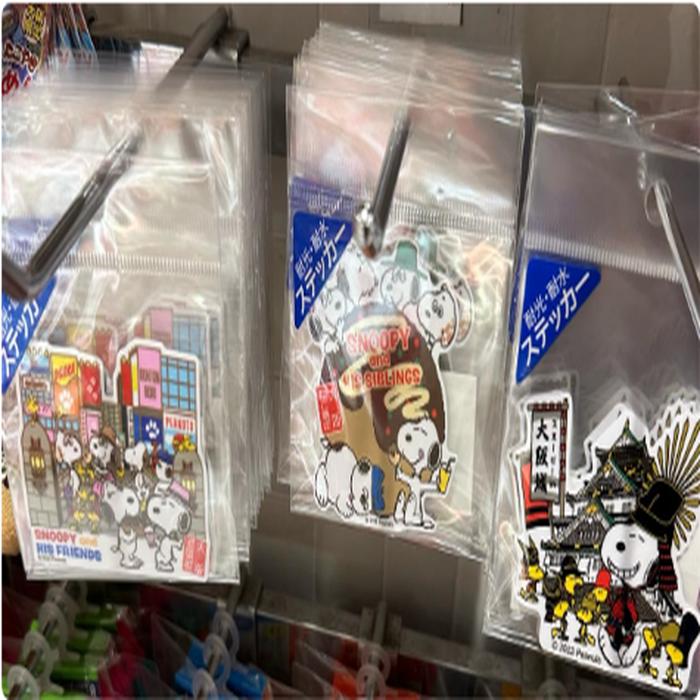 Sticker Snoopy Osaka / Takoyaki / Castle