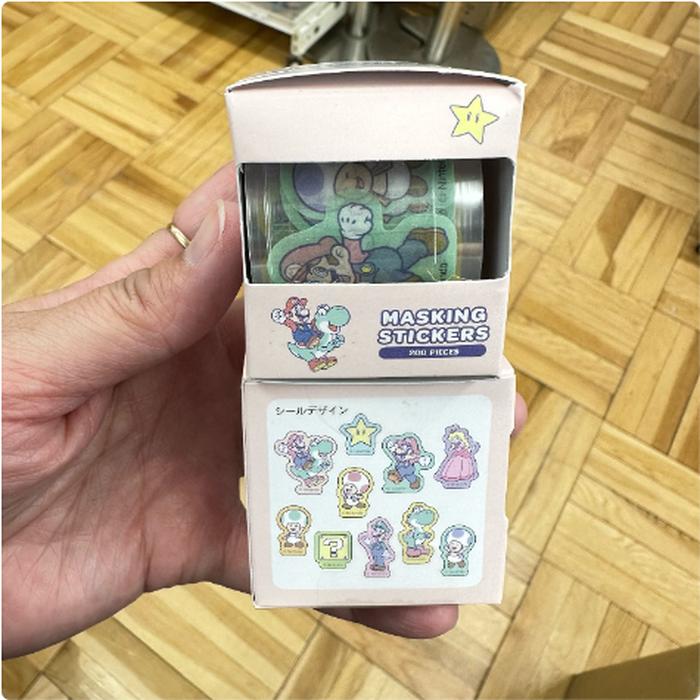 Masking Sticker Mario