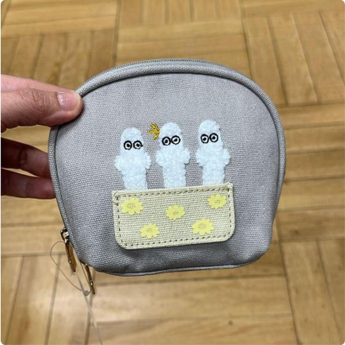 Round Pouch Moomin Gray