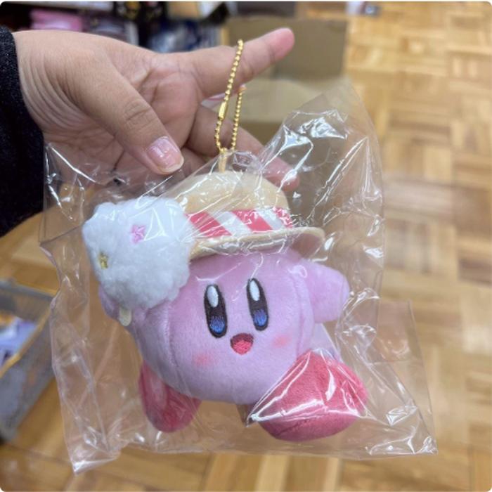 Kirby Bag Charm wearing a hat