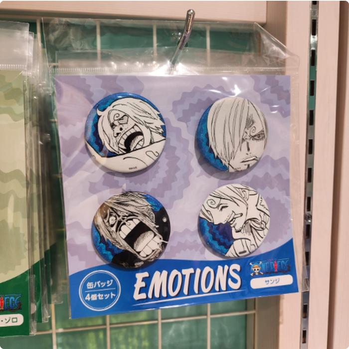 Tin Badge Fill 4 Sanji Emotions 