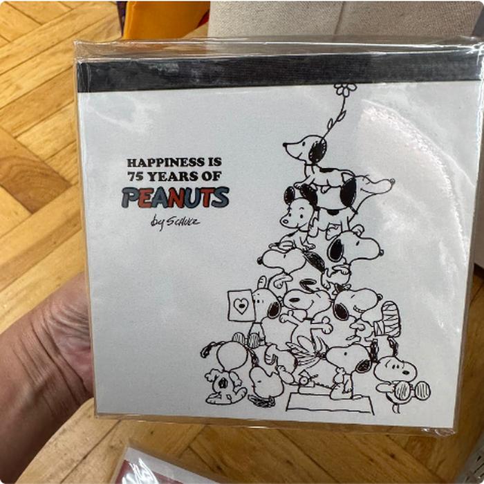 Snoopy Memo 75th White 