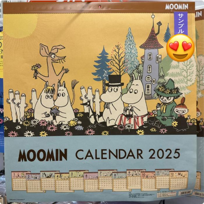 Moomin Wall Calendar 2025