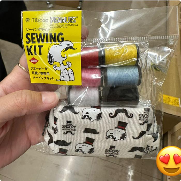 Snoopy Sewing Kit With Pouch