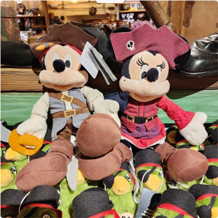 Plush Mickey Minnie Pirates SHDR @Each