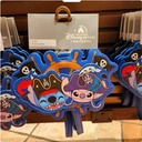 Keychain id leather case stitch pirates