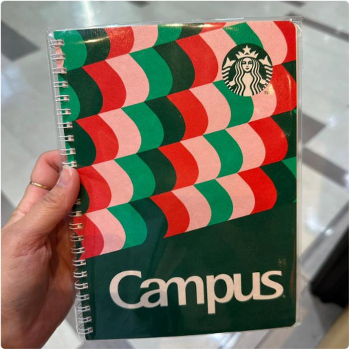 Holiday Sbuck Notebook Green