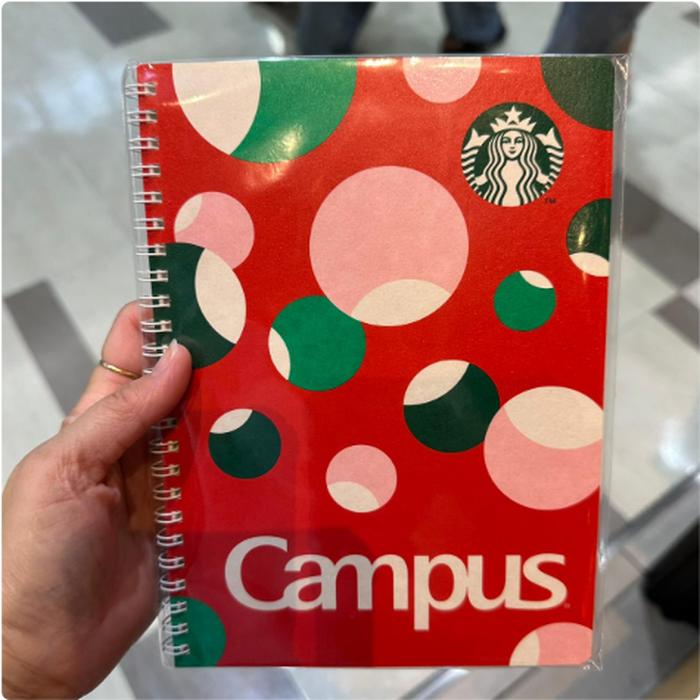 Holiday Sbuck Notebook Red