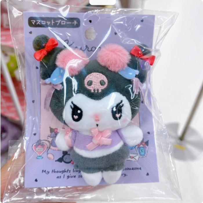Kuromi Mascot Brooch