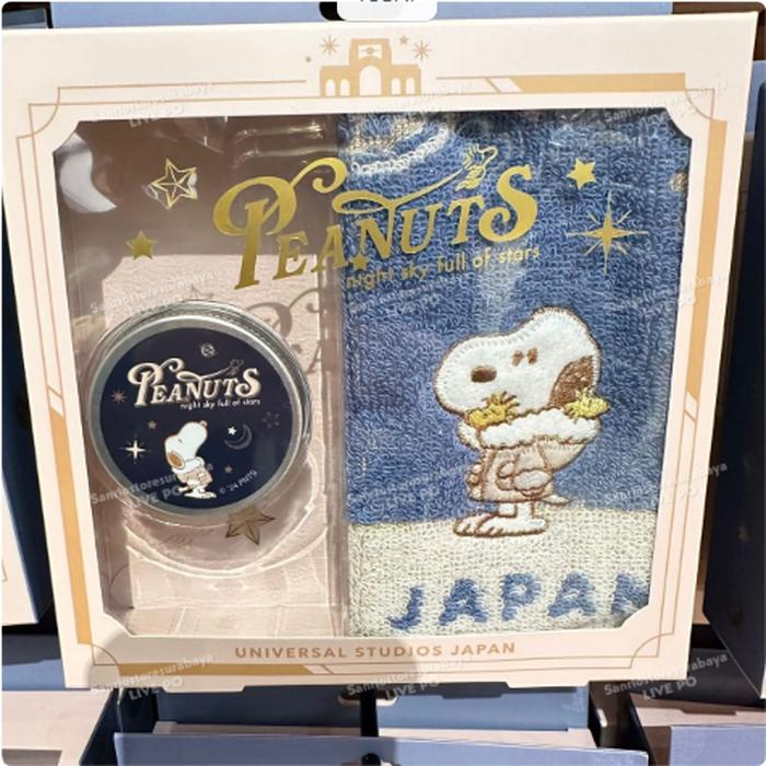 Snoopy hand towel & hand cream set