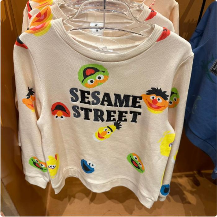 Sesame Street Sweatshirt Child Size 110 /130 /150 cm Usj