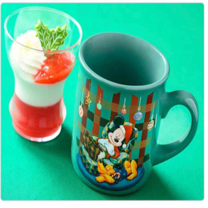 Ceramic Cup Xmas Green 