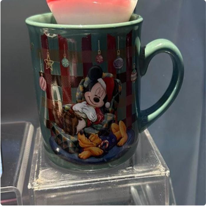 Ceramic Cup Xmas Super Elegant Green