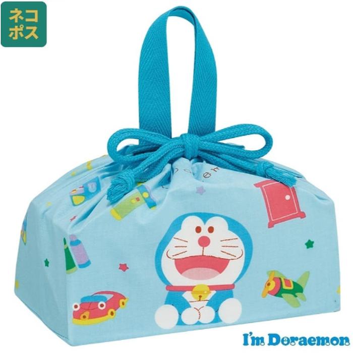 Doraemon Lunch Drawstring Bag Uk 29 x 16.5 x 12 cm