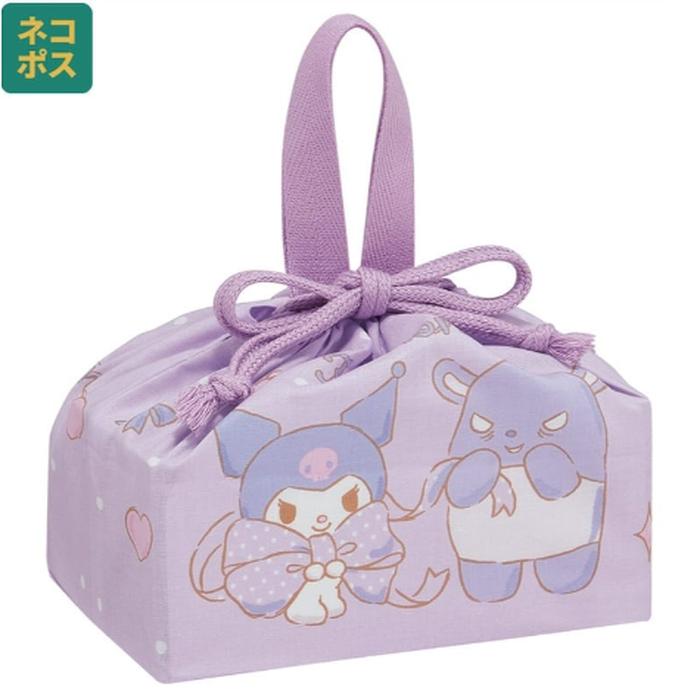 Kuromi lunch drawstring bag uk 29 x 16.5 x 12 cm