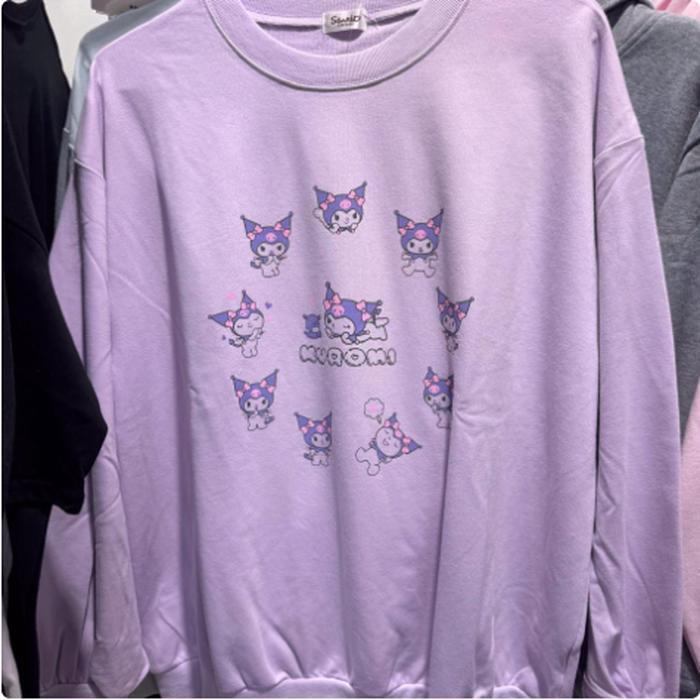 Kuromi Sweatshirt width 105 cm