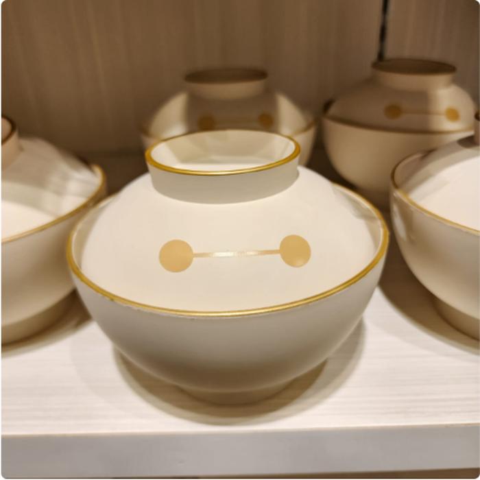 Baymax Melamine Soup Bowl with the lid 