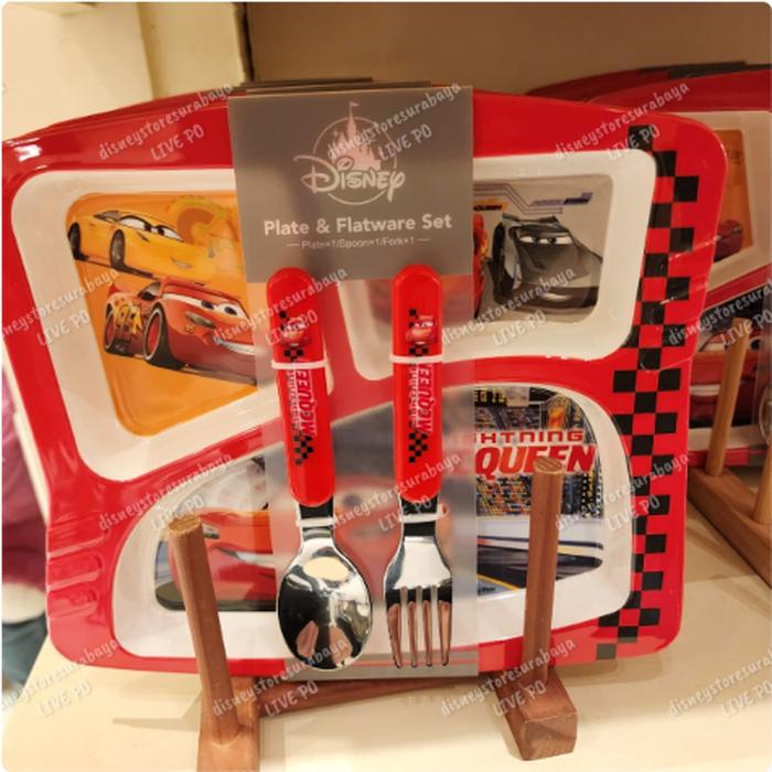 Plate and Utensil Sets - Cars 