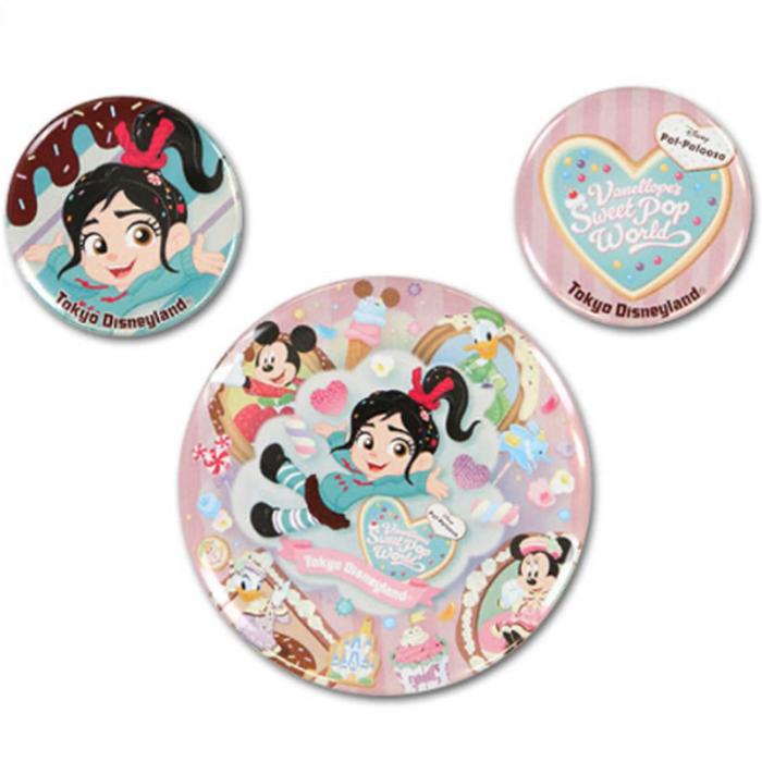 Tin Badge Vanellope Set