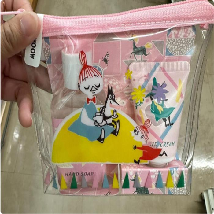 Pink Sets Handcream Moomin Include Pouch 
