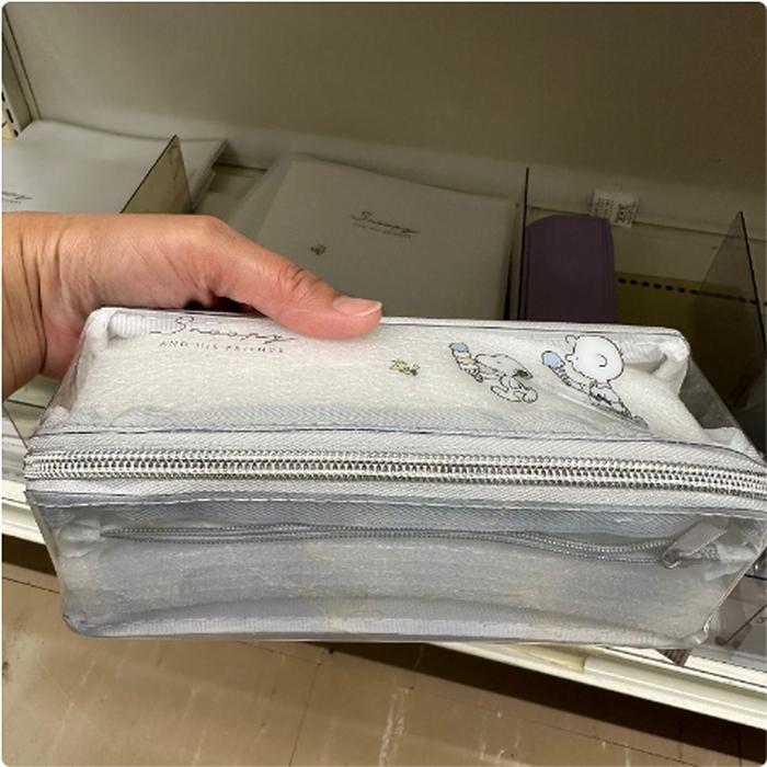 Snoopy Pen Case Double Compartment