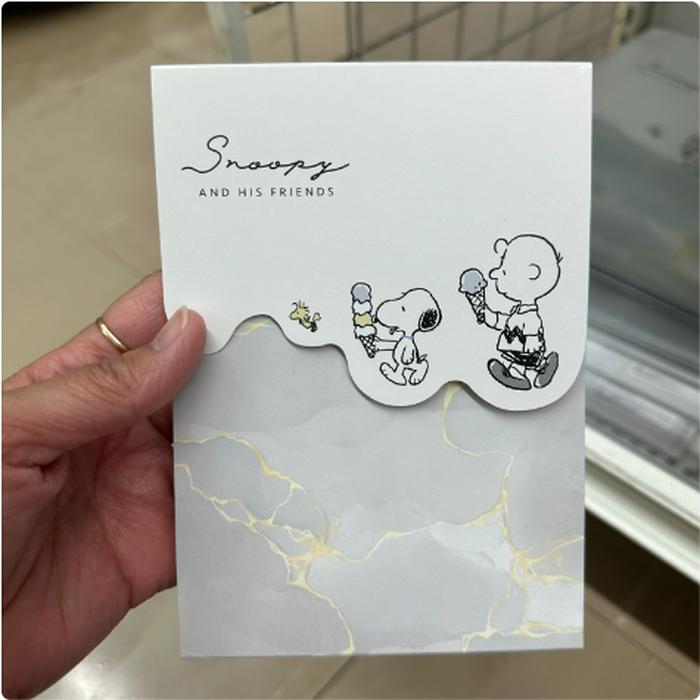 Snoopy Memo Ice Cream 