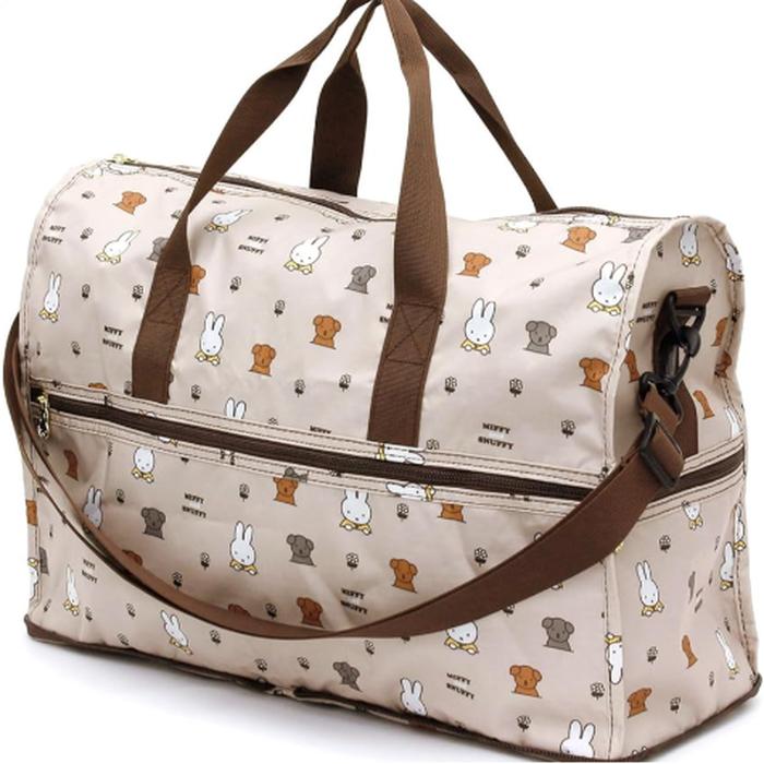 Miffy Beige Travel Bag, size 30X45X18 cm