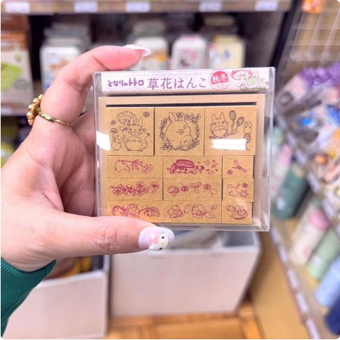 Stamp Totoro with Stamp Pad