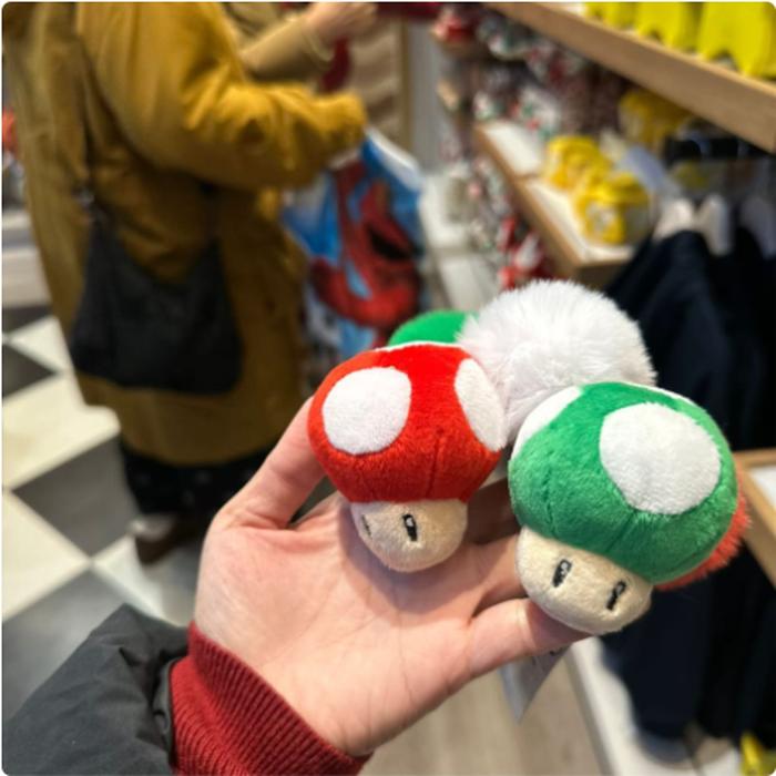 Scrunchie Mario Power Up Mushroom