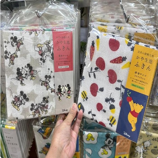[24/1/2025-08.32-110] Kaya No Fukin (Gauze Towel for Cloth Plates)) Mickey Minnie / Pooh Apple