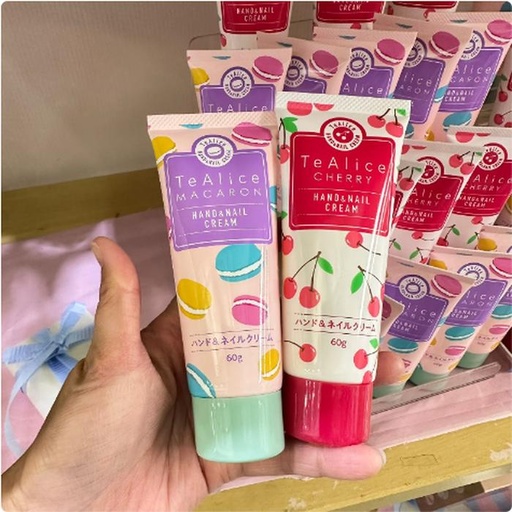 [24/1/2025-09.21-None90] Hand & Nail Cream Tealice Macaron / Cherry 
