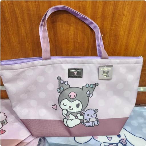 [28/02/2025-08:30-270] Bag Thermal Sanrio Super Duper There Are Zipper 57 X 37 X 22 Cm - Kuromi 