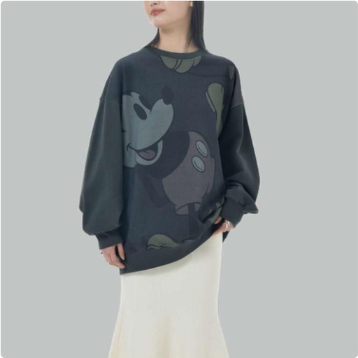 [28/02/2025-19:57-None1170] Sweatshirt Black Mickey - Bust 110cm