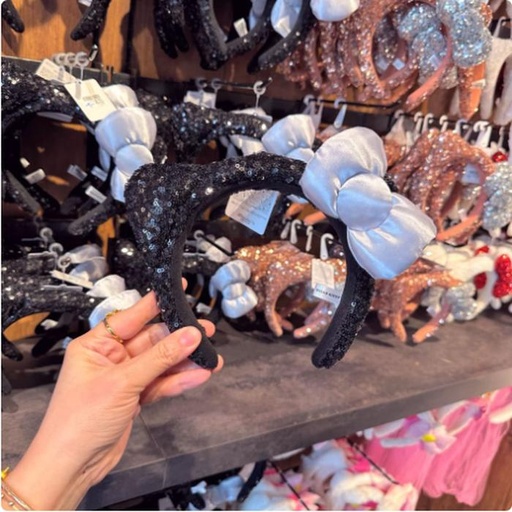 [2/27/2025-11:45-440] Black Silver Kitty Headband
