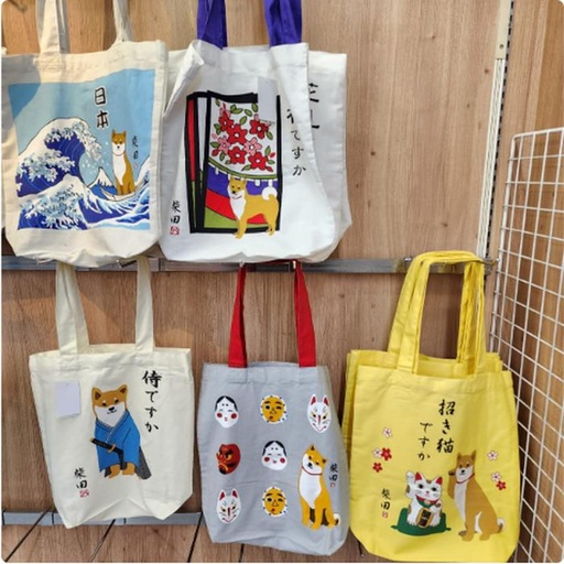 [2/27/2025-21:00-200] Totebag With Typical Japan Motifs @each