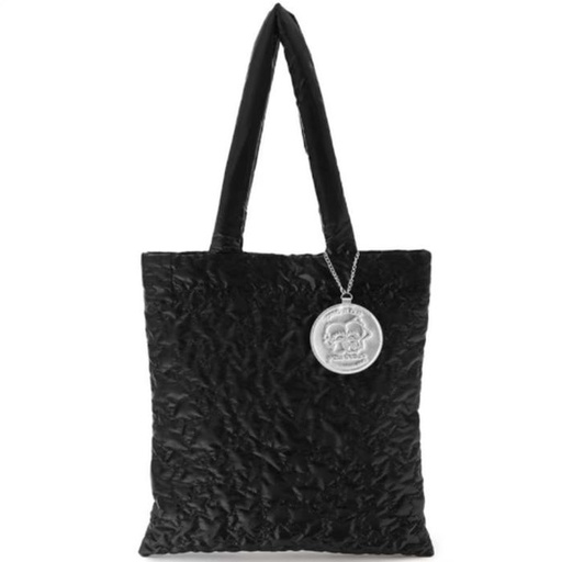 [3/4/2025-16:40-785] Kiki & Lala Star Quilted A4 Tote Bag Uk 38 X 35 Cm Black