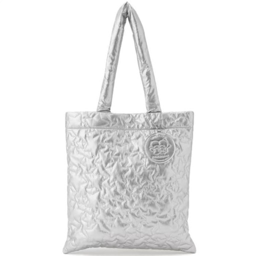 [3/4/2025-16:40-785] Kiki & Lala Star Quilted A4 Tote Bag Uk 38 X 35 Cm Silver