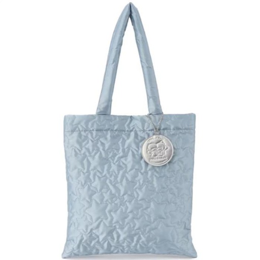 [3/4/2025-16:40-785] Kiki & Lala Star Quilted A4 Tote Bag Uk 38 X 35 Cm Blue