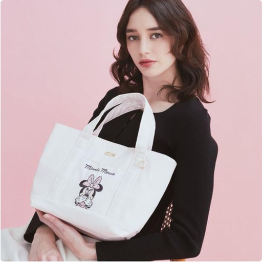 [3/4/2025-20:40-None1300] Maison De Fleur X Minnie Mouse 2way Tote Bag Ivory 