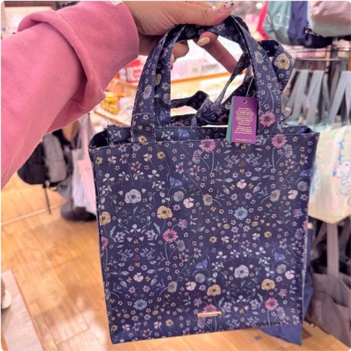 [3/5/2025-19:53-620] Liberty Print Square Mini Tote Bag Navy