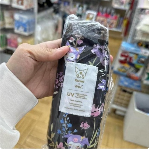 [3/6/2025-18:07-455] Wpc X Sanrio Kuromi Umbrella Folding Uv Protection