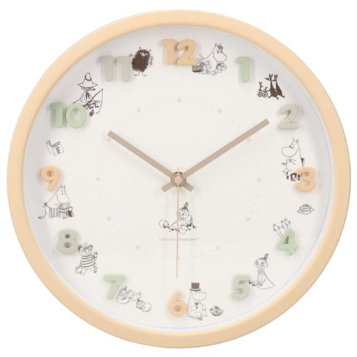 [3/7/2025-20:55-550] Moomin Wall Clock Beige